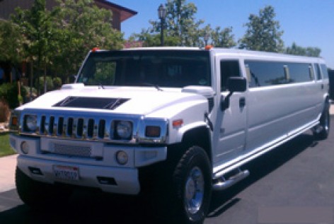 White Hummer Limousine