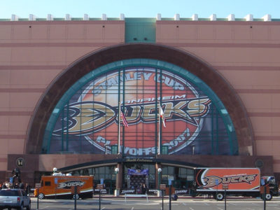 Rent a Party Bus Anaheim Ducks Honda Center