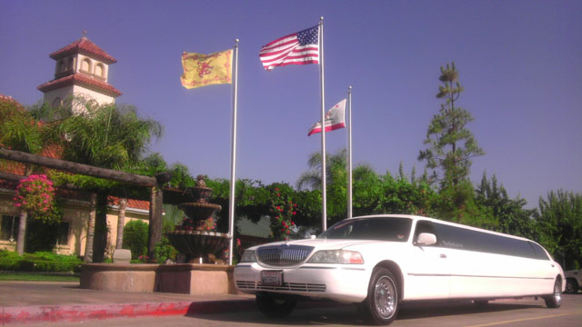 At Temecula Winery in Lincoln Limo