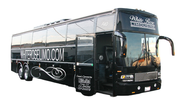 44  Passenger Limo Bus Corona