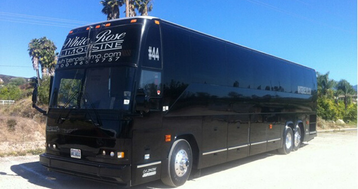 44 Passenger VIP Party Bus Exterior