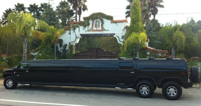 black hummer h2 limo