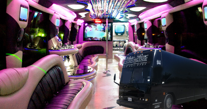 Party bus for rent in San Diego