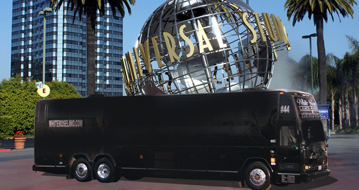 Party Bus rental Universal Studios, California