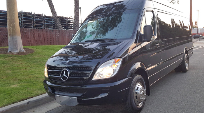 Mercedes Sprinter Limo Van Huntington Beach